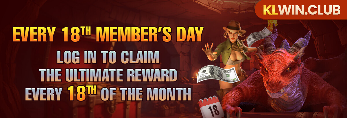 KLWIN Member's Day on the 18th — log in to claim rewards