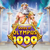 Gates of Olympus 1000 slot — Zeus and temple backdrop